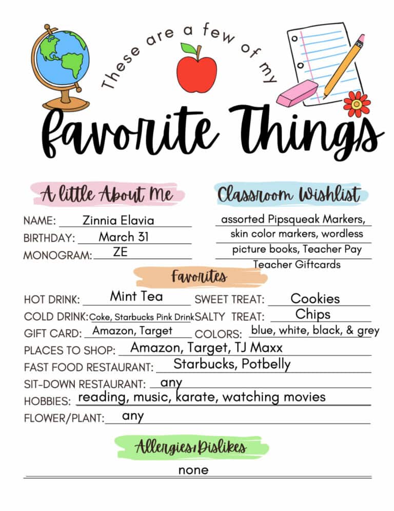 Ms. Elavia - 2023/24 favorite things