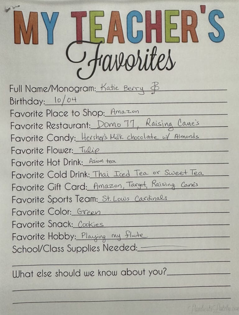 Katie Berry - 2025-26 favorite things